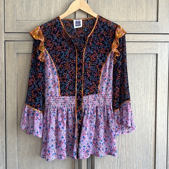 Anna Sui Tops - SUI (by Anna SUI) Floral Blouse